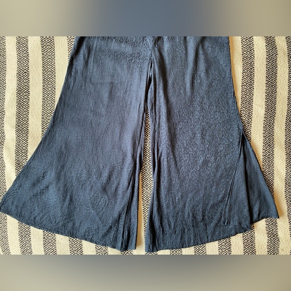 Anthropologie MAEVE Jacqueline Jacquard Jumpsuit in Navy - size small petite - Picture 14 of 16